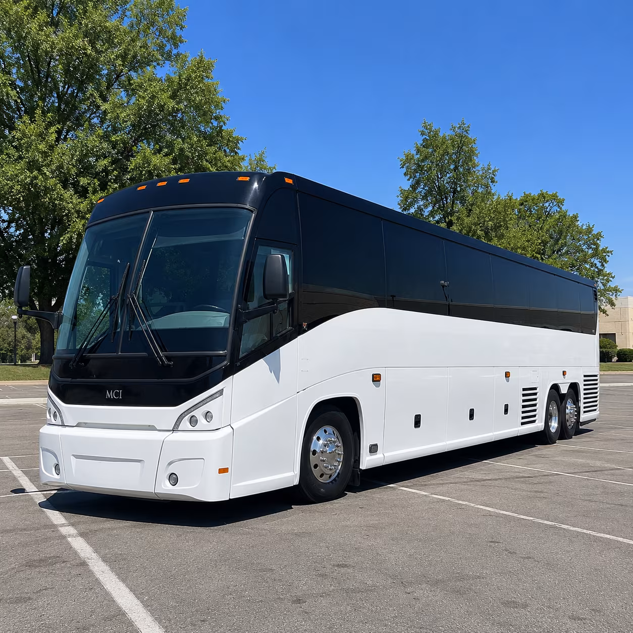 56 passenger charter bus