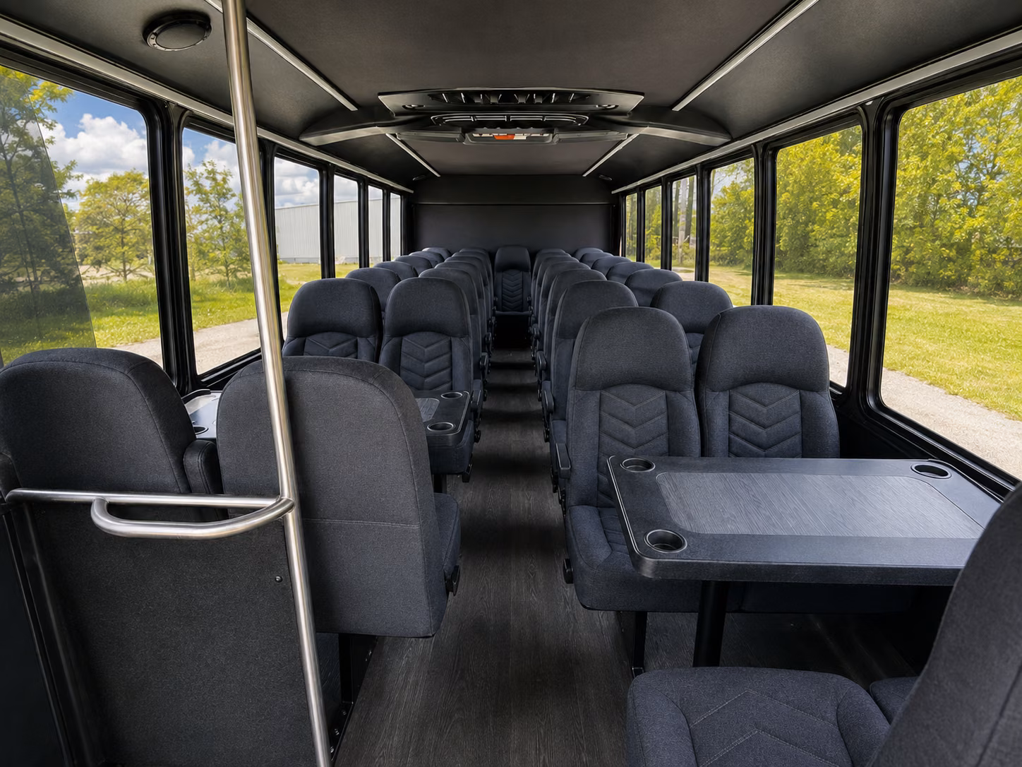 victoria 15 passenger minibus inside