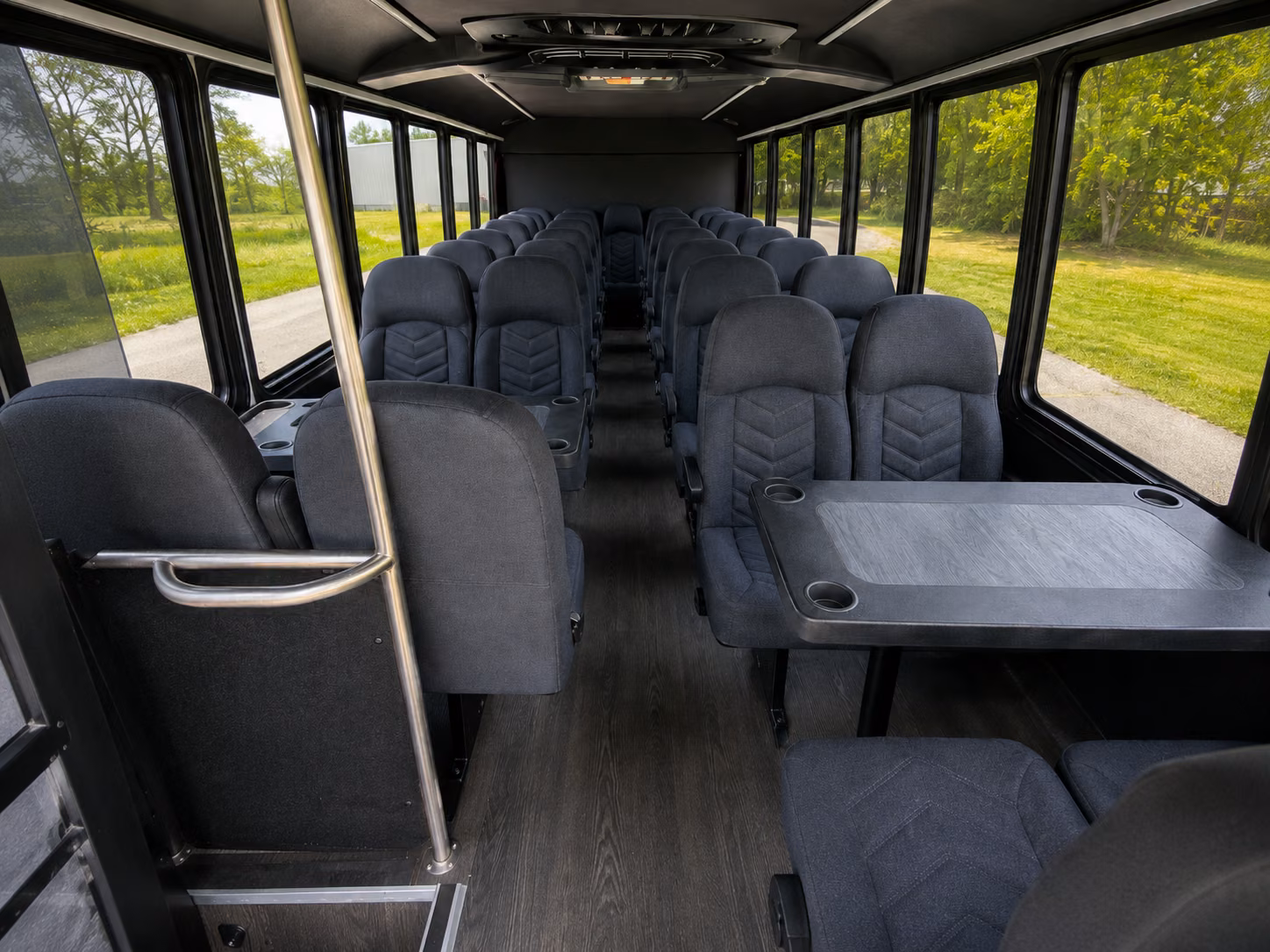 victoria 18 passenger minibus inside