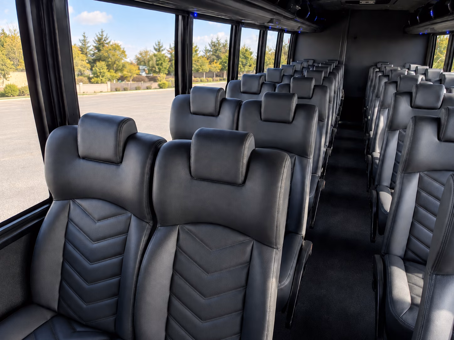 victoria 18 passenger minibus interior