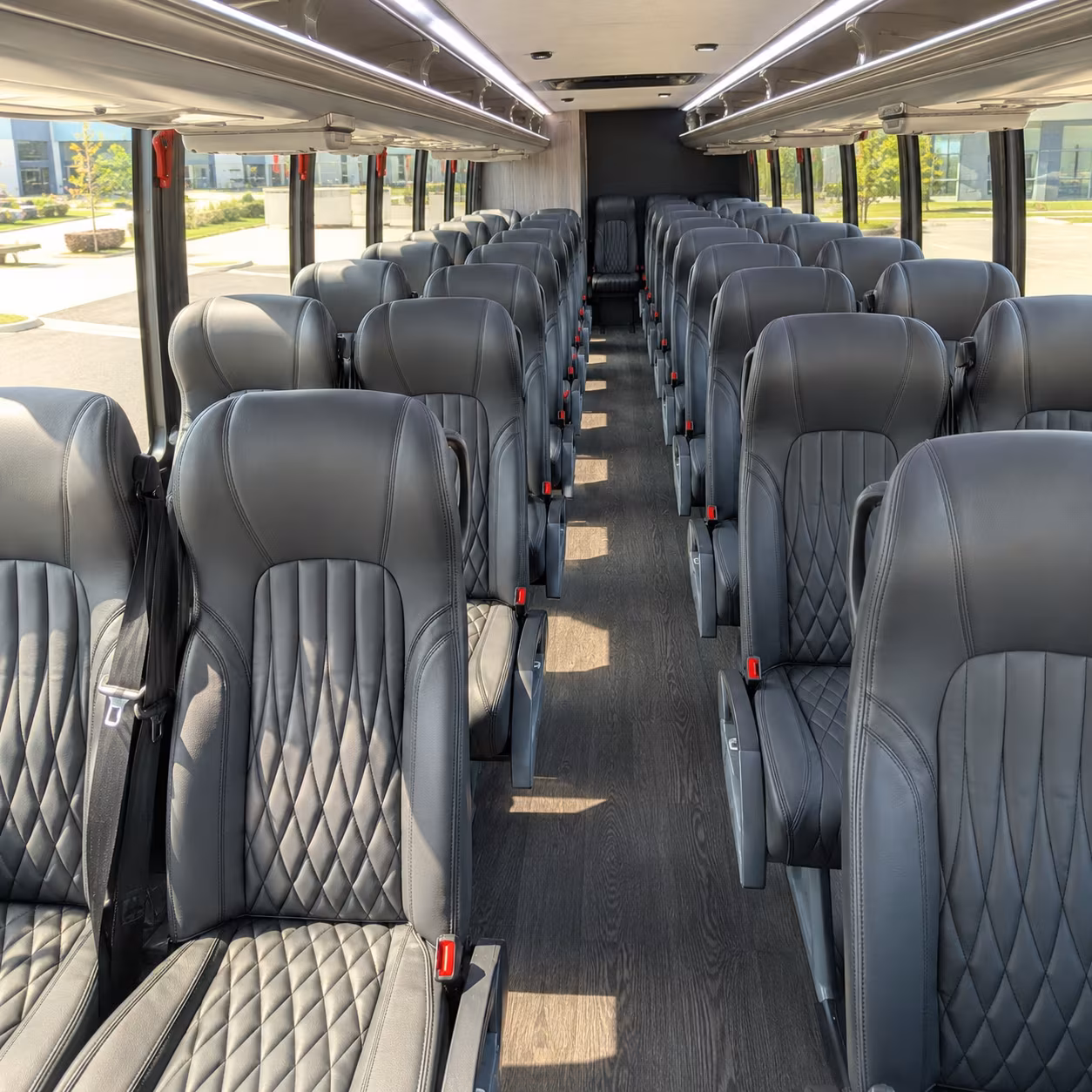 victoria 25 passenger minibus interior