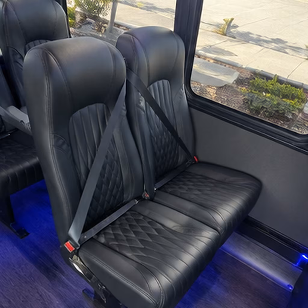 victoria 35 passenger minibus interior