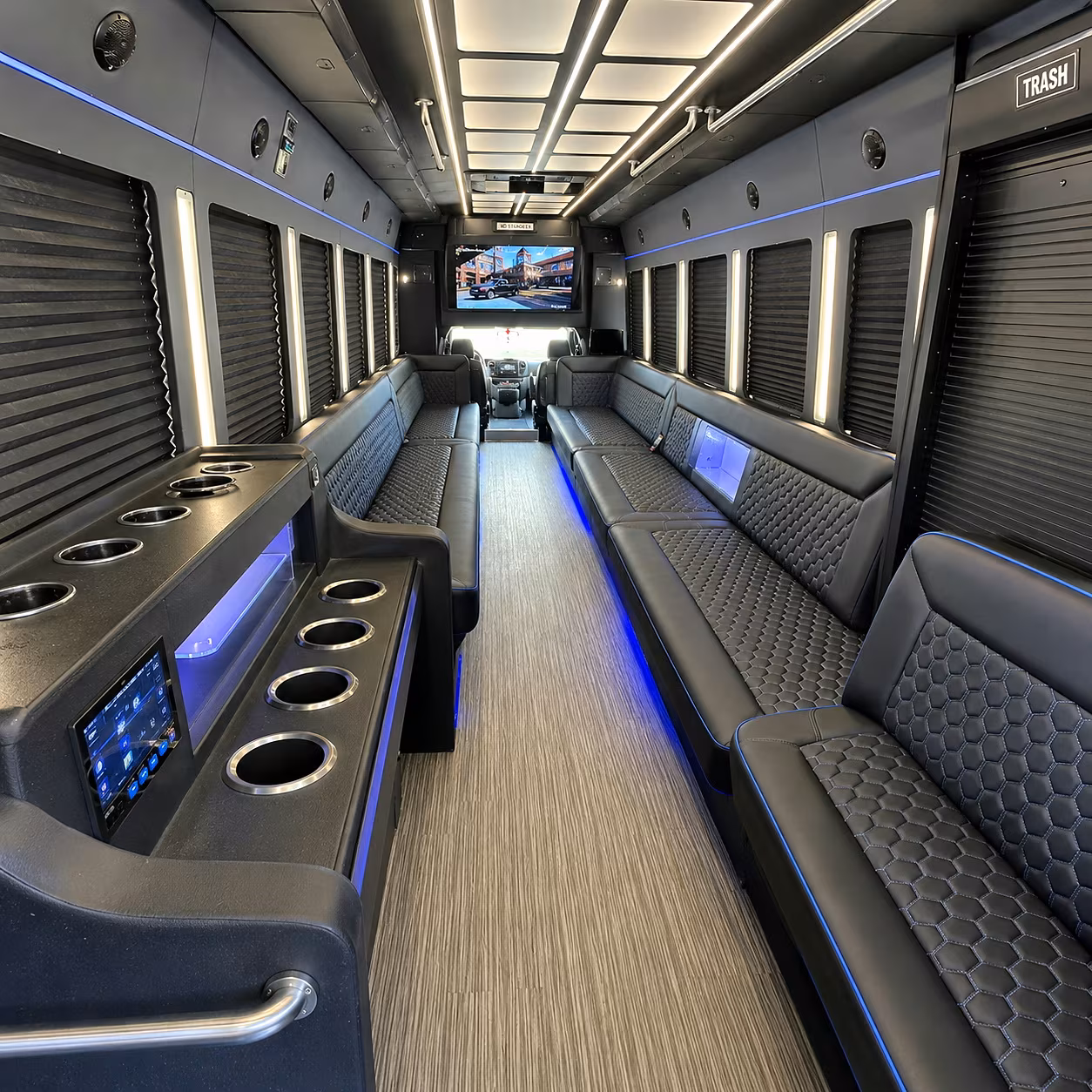 victoria party bus interior