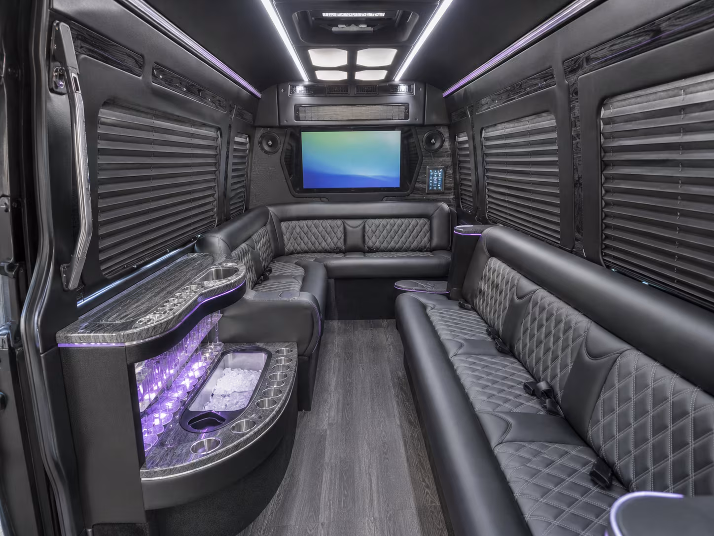 victoria sprinter limousine inside