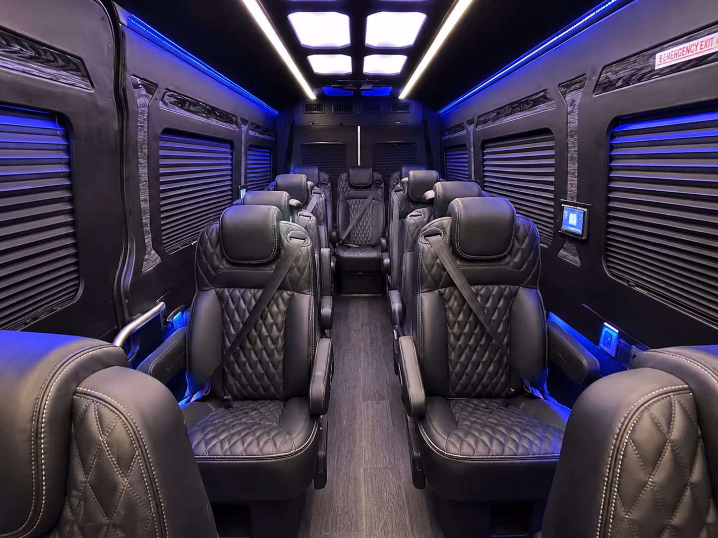 victoria sprinter van with driver inside